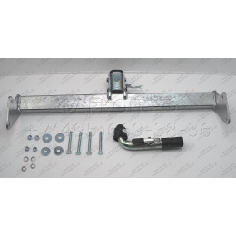 J012C GALIA Полностью оцинкованный фаркоп на Jeep Compass MK 2006-2011, Jeep Liberty 2006-2011. Тип шара: C (горизонтальный съемный). Требуется вырез в бампере. Нагрузк