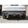 JXD-23-991122.00 PT GROUP Фаркоп на Jetour X90 Plus 2023- без подрезки бампера. Тип шара: E (легкосъемный шар под квадрат). Нагрузки: 1200/100 кг, масса фаркопа 20,9 кг (без электрики в комплекте)