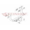 K-034 STEINHOF Фаркоп на Kia K2900 бортовой 2008-, Hyundai Porter 2 2004- без снятия и подрезки бампера. Тип шара: A. Нагрузки: 1400/75 кг, масса фаркопа 21,1 кг (без электрики в комплекте)