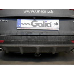 K042A GALIA Полностью оцинкованный фаркоп на Kia Optima седан/универсал, кроме дизель, кроме гибрид 2015-2020. Тип шара: A. Невидимый вырез бампера. Нагруз