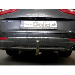 K042A GALIA Полностью оцинкованный фаркоп на Kia Optima седан/универсал, кроме дизель, кроме гибрид 2015-2020. Тип шара: A. Невидимый вырез бампера. Нагруз