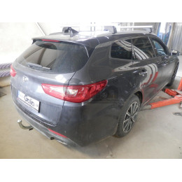 K042A GALIA Полностью оцинкованный фаркоп на Kia Optima седан/универсал, кроме дизель, кроме гибрид 2015-2020. Тип шара: A. Невидимый вырез бампера. Нагруз