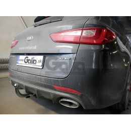 K042A GALIA Полностью оцинкованный фаркоп на Kia Optima седан/универсал, кроме дизель, кроме гибрид 2015-2020. Тип шара: A. Невидимый вырез бампера. Нагруз