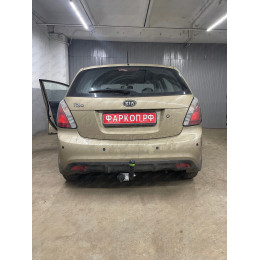 K108-A Лидер-плюс ТСУ для Kia Rio хетчбек 2005-2011 без выреза бампера. Нагрузки: 1100/75 кг, масса фаркопа 12,88 кг (без электрики в комплекте)