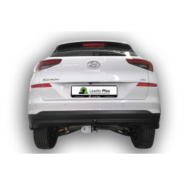 K124-A Лидер-плюс ТСУ для Kia Sportage 4 рестайл 2018-2022, Hyundai Tucson рестайл, кроме авто с двигателем 2,4 л 2018-2021 без выреза бампера. Нагрузки: 1500/75 кг, масса ф