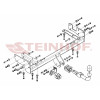 M-345 STEINHOF Фаркоп на Mitsubishi Outlander 2003-2007 без снятия и подрезки бампера. Тип шара: AH (горизонтальное быстросъемное крепление шара на ключе). Нагрузки: 1500/75 кг, масса фаркопа 23,1 кг (без электрики в комплекте)