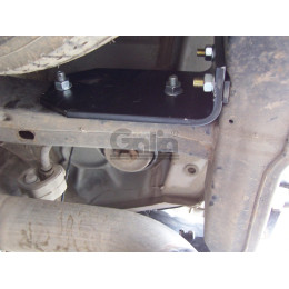 M029A GALIA Полностью оцинкованный фаркоп на Mercedes M-Class w163 1998-2005 (запасное колесо под бампером). Подрозетник убирается за бампер. Тип шара: F. Без вы
