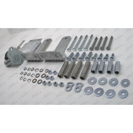 M029A GALIA Полностью оцинкованный фаркоп на Mercedes M-Class w163 1998-2005 (запасное колесо под бампером). Подрозетник убирается за бампер. Тип шара: F. Без вы