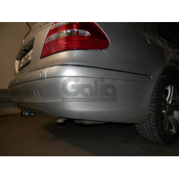 M104A GALIA Полностью оцинкованный фаркоп на Mercedes E-Class w211 седан 2002-2009. Подрозетник убирается за бампер. Тип шара: A. Без выреза бампера. Нагрузки: 22