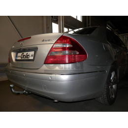 M104A GALIA Полностью оцинкованный фаркоп на Mercedes E-Class w211 седан 2002-2009. Подрозетник убирается за бампер. Тип шара: A. Без выреза бампера. Нагрузки: 22