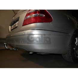 M104A GALIA Полностью оцинкованный фаркоп на Mercedes E-Class w211 седан 2002-2009. Подрозетник убирается за бампер. Тип шара: A. Без выреза бампера. Нагрузки: 22