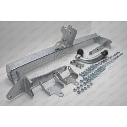 M104A GALIA Полностью оцинкованный фаркоп на Mercedes E-Class w211 седан 2002-2009. Подрозетник убирается за бампер. Тип шара: A. Без выреза бампера. Нагрузки: 22