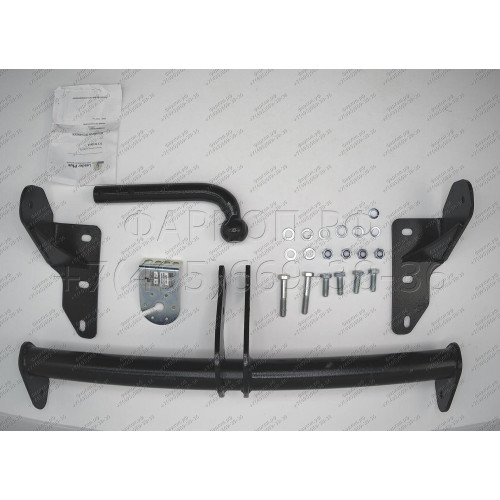 M106-A Лидер-плюс ТСУ для Mitsubishi Outlander 2003-2007, Mitsubishi Airtrek 2003-2007 без снятия и выреза бампера. Нагрузки: 1500/75 кг, масса фаркопа 14,12 кг (без электрики в комплекте)