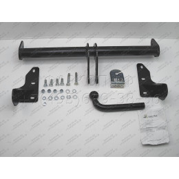 M106-A Лидер-плюс ТСУ для Mitsubishi Outlander 2003-2007, Mitsubishi Airtrek 2003-2007 без снятия и выреза бампера. Нагрузки: 1500/75 кг, масса фаркопа 14,12 кг (без электрики в к