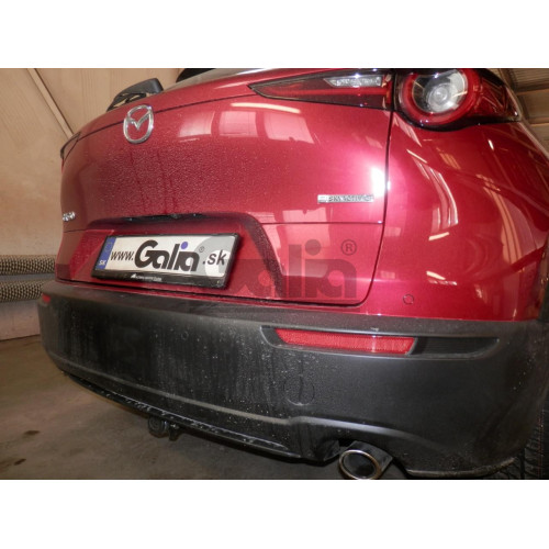 M143A GALIA Полностью оцинкованный фаркоп на Mazda CX-30 2019-. Тип шара: A. Невидимый вырез бампера. Нагрузки: 1600/80 кг, масса фаркопа 15,52 кг