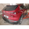M143A GALIA Полностью оцинкованный фаркоп на Mazda CX-30 2019-. Тип шара: A. Невидимый вырез бампера. Нагрузки: 1600/80 кг, масса фаркопа 15,52 кг