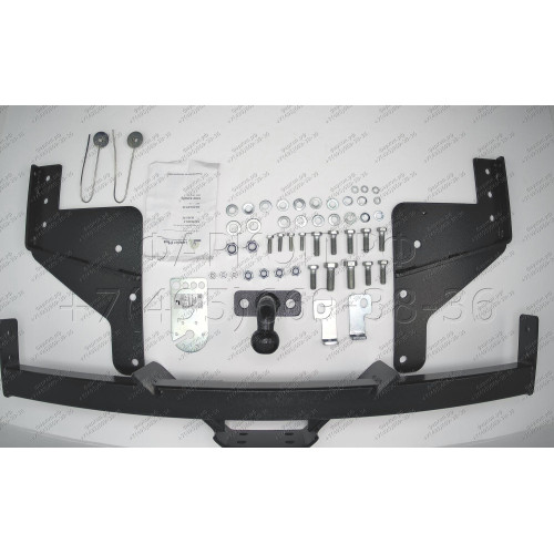 M305-FC Лидер-плюс ТСУ для Mazda BT-50 2007-2012, Ford Ranger 2007-2012 без выреза бампера. Нагрузки: 1200/50 кг, масса фаркопа 25,28 кг (без электрики в комплекте)