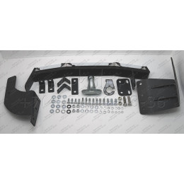 MOX-07-991224.00 PT GROUP Фаркоп с нержавеющей накладкой на Mitsubishi Outlander XL 2007-2012, Citroen C-Crosser 2007-2012, Peugeot 4007 2007-2012 без подрезки бампера. Тип шара: F. Нагрузки: 3
