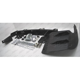 MOX-07-991224.00 PT GROUP Фаркоп с нержавеющей накладкой на Mitsubishi Outlander XL 2007-2012, Citroen C-Crosser 2007-2012, Peugeot 4007 2007-2012 без подрезки бампера. Тип шара: F. Нагрузки: 3