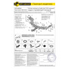 MPS-08-991124.00 PT GROUP Фаркоп с нержавеющей накладкой на Mitsubishi Pajero Sport дорестайл 2016-2021 без подрезки бампера. Тип шара: E (легкосъемный шар под квадрат). Нагрузки: 3200/115 кг, масса фаркопа 20,7 кг (без электрики в комплекте)