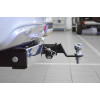 MPS-08-991124.00 PT GROUP Фаркоп с нержавеющей накладкой на Mitsubishi Pajero Sport дорестайл 2016-2021 без подрезки бампера. Тип шара: E (легкосъемный шар под квадрат). Нагрузки: 3200/115 кг, масса фаркопа 20,7 кг (без электрики в комплекте)