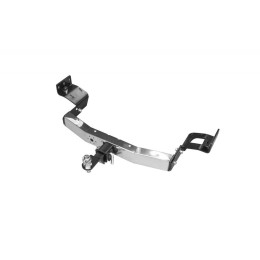 MPS-08-991124.00 PT GROUP Фаркоп с нержавеющей накладкой на Mitsubishi Pajero Sport дорестайл 2016-2021 без подрезки бампера. Тип шара: E (легкосъемный шар под квадрат