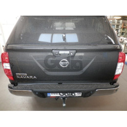 N052A GALIA Полностью оцинкованный фаркоп на Mercedes X-Class 2017-2020, Renault Alaskan 2016-, Nissan Navara D40 2005-2015, D23 2015-. Тип шара: A. Установка без снятия и выреза бампера.