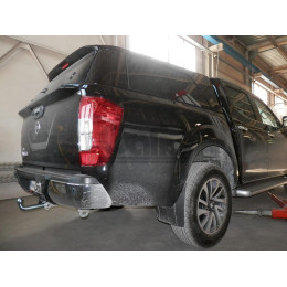 N052A GALIA Полностью оцинкованный фаркоп на Mercedes X-Class 2017-2020, Renault Alaskan 2016-, Nissan Navara D40 2005-2015, D23 2015-. Тип шара: A. Установка без снятия и выреза бампера.