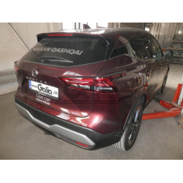 N060C GALIA Полностью оцинкованный фаркоп на Nissan Qashqai 2021-. Тип шара: C (горизонтальный съемный). Установка без выреза бампера. Нагрузки: 2000/100 кг, ма