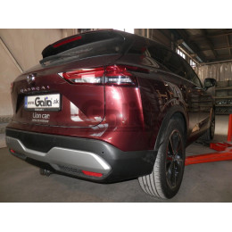 N060C GALIA Полностью оцинкованный фаркоп на Nissan Qashqai 2021-. Тип шара: C (горизонтальный съемный). Установка без выреза бампера. Нагрузки: 2000/100 кг, ма