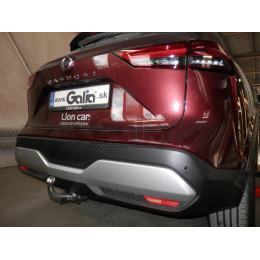 N060C GALIA Полностью оцинкованный фаркоп на Nissan Qashqai 2021-. Тип шара: C (горизонтальный съемный). Установка без выреза бампера. Нагрузки: 2000/100 кг, ма