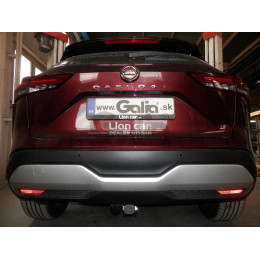 N060C GALIA Полностью оцинкованный фаркоп на Nissan Qashqai 2021-. Тип шара: C (горизонтальный съемный). Установка без выреза бампера. Нагрузки: 2000/100 кг, ма
