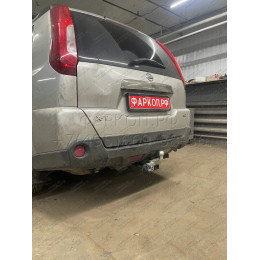 N103-F Лидер-плюс ТСУ для Nissan X-Trail 2007-2014 без выреза бампера. Нагрузки: 2000/100 кг, масса фаркопа 23,42 кг (без электрики в комплекте)
