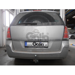 O052C GALIA Полностью оцинкованный фаркоп на Opel Zafira B 2005-2012. Тип шара: C (горизонтальный съемный). Невидимый вырез бампера. Нагрузки: 1500/75 кг, масса 
