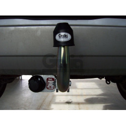 O052C GALIA Полностью оцинкованный фаркоп на Opel Zafira B 2005-2012. Тип шара: C (горизонтальный съемный). Невидимый вырез бампера. Нагрузки: 1500/75 кг, масса 