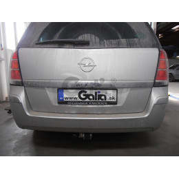 O052C GALIA Полностью оцинкованный фаркоп на Opel Zafira B 2005-2012. Тип шара: C (горизонтальный съемный). Невидимый вырез бампера. Нагрузки: 1500/75 кг, масса 
