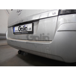 O052C GALIA Полностью оцинкованный фаркоп на Opel Zafira B 2005-2012. Тип шара: C (горизонтальный съемный). Невидимый вырез бампера. Нагрузки: 1500/75 кг, масса 