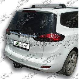O117-A Лидер-плюс ТСУ для Opel Zafira Tourer C 2012-2019. Требуется подрезка бампера. Нагрузки: 1500/75 кг, масса фаркопа 22,48 кг (без электрики в комплекте)