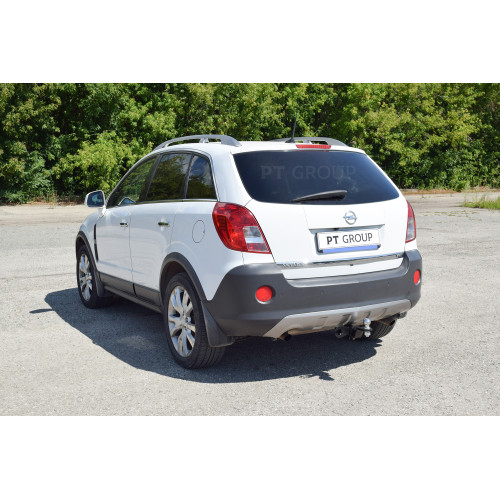OPA-06-991122.00 PT GROUP Фаркоп на Opel Antara 2006-2017 без подрезки бампера. Тип шара: E (легкосъемный шар под квадрат). Нагрузки: 2000/150 кг, масса фаркопа 15,1 кг (без электрики в комплекте)