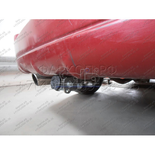 S072A GALIA Полностью оцинкованный фаркоп на Subaru Forester 1997-2008. Подрозетник убирается за бампер. Тип шара: A. Без выреза бампера. Нагрузки: 2100/85 кг, масса фаркопа 16,42 кг