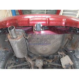 S072A GALIA Полностью оцинкованный фаркоп на Subaru Forester 1997-2008. Подрозетник убирается за бампер. Тип шара: A. Без выреза бампера. Нагрузки: 2100/85 кг, ма
