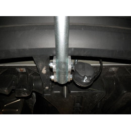 R074A GALIA Полностью оцинкованный фаркоп на Renault Megane II 2003-2008 (classic) седан/универсал, Megane III универсал 2008-2016. Подрозетник убирается за бампер. Тип ш