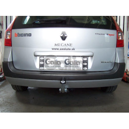 R074A GALIA Полностью оцинкованный фаркоп на Renault Megane II 2003-2008 (classic) седан/универсал, Megane III универсал 2008-2016. Подрозетник убирается за бампер. Тип ш