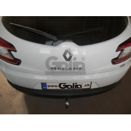 R074A GALIA Полностью оцинкованный фаркоп на Renault Megane II 2003-2008 (classic) седан/универсал, Megane III универсал 2008-2016. Подрозетник убирается за бампер. Тип ш