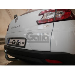 R074A GALIA Полностью оцинкованный фаркоп на Renault Megane II 2003-2008 (classic) седан/универсал, Megane III универсал 2008-2016. Подрозетник убирается за бампер. Тип ш
