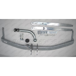 R074A GALIA Полностью оцинкованный фаркоп на Renault Megane II 2003-2008 (classic) седан/универсал, Megane III универсал 2008-2016. Подрозетник убирается за бампер. Тип ш
