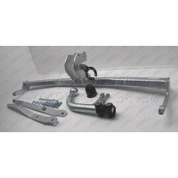 R074A GALIA Полностью оцинкованный фаркоп на Renault Megane II 2003-2008 (classic) седан/универсал, Megane III универсал 2008-2016. Подрозетник убирается за бампер. Тип ш