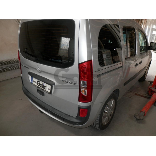 R086A GALIA Полностью оцинкованный фаркоп на Renault Kangoo 2010-2021, Mercedes Citan 2012-2021. Тип шара: A. Установка без снятия и выреза бампера. Нагрузки: 1200/75 кг, масса фаркопа 15,62 кг