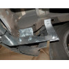 R086A GALIA Полностью оцинкованный фаркоп на Renault Kangoo 2010-2021, Mercedes Citan 2012-2021. Тип шара: A. Установка без снятия и выреза бампера. Нагрузки: 1200/75 кг, масса фаркопа 15,62 кг