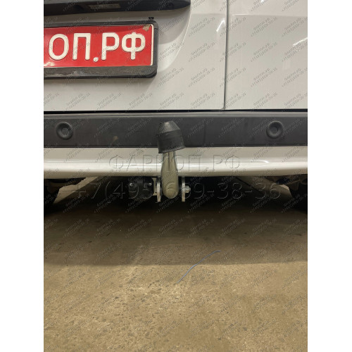 R086A GALIA Полностью оцинкованный фаркоп на Renault Kangoo 2010-2021, Mercedes Citan 2012-2021. Тип шара: A. Установка без снятия и выреза бампера. Нагрузки: 1200/75 кг, масса фаркопа 15,62 кг